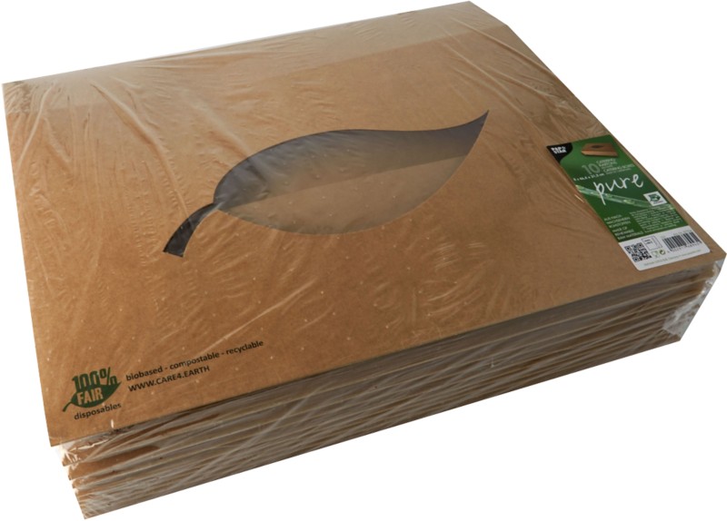 Thumbnail - Papstar Transport und Catering Boxen Karton 80 mm x 464 mm x 313 mm Braun 10 Stück