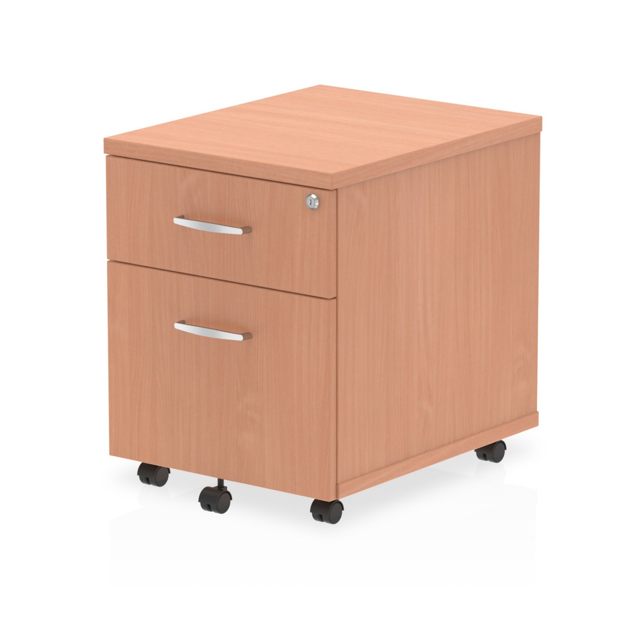 Dynamic Impulse Mobile Pedestal 2 Drawer Beech