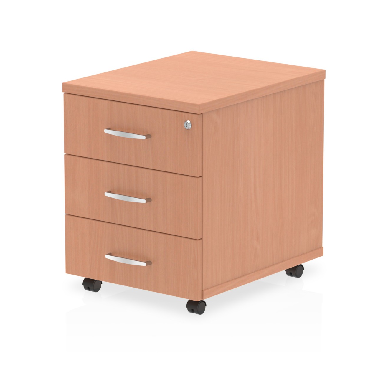 Dynamic Impulse Mobile Pedestal 3 Drawer Beech