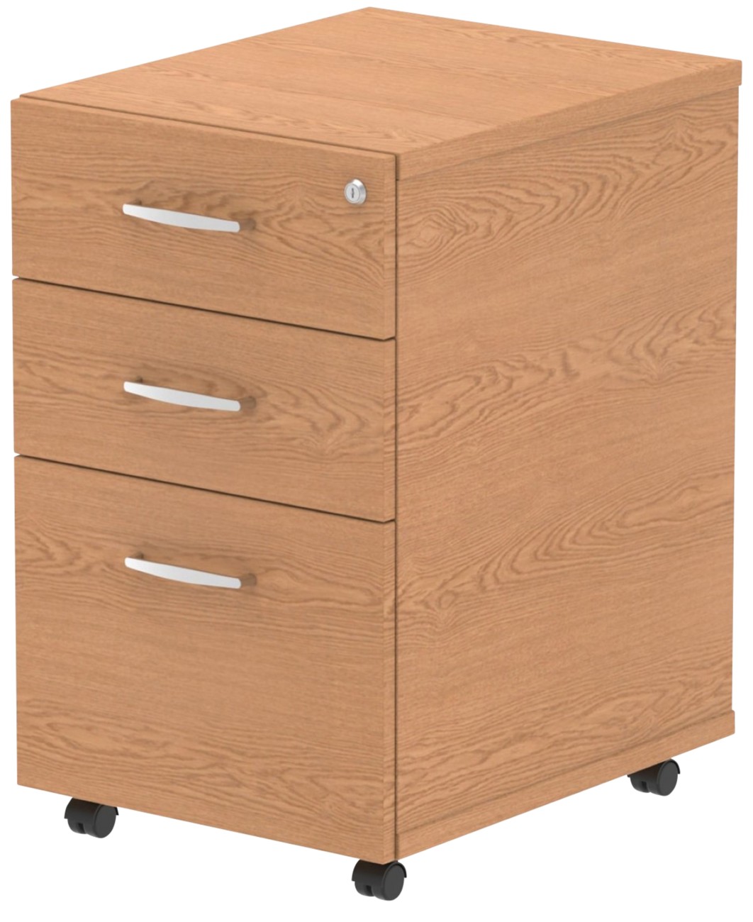 Dynamic Impulse Under Desk Pedestal 3 Drawer Oak