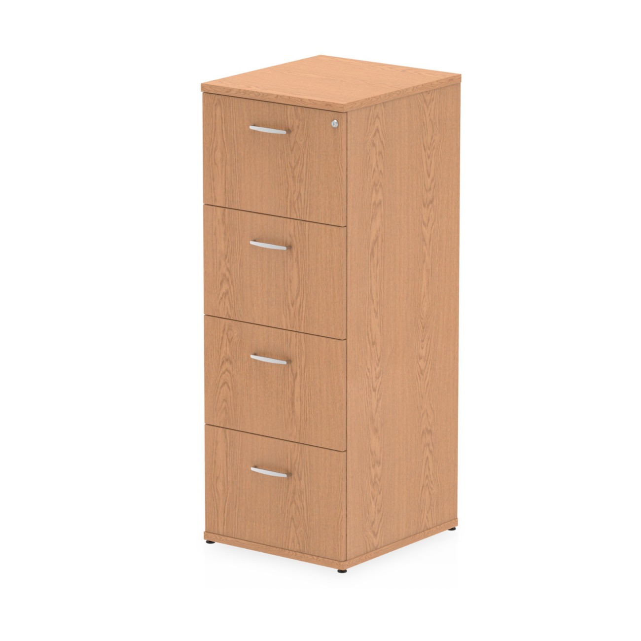 Dynamic Impulse Filing Cabinet 4 Drawer Oak
