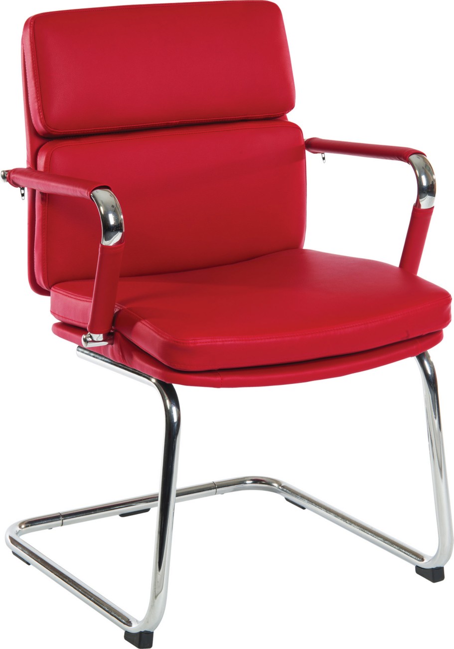 Teknik Visitor Chair Red 100 Kg 1101Rd 580 Mm
