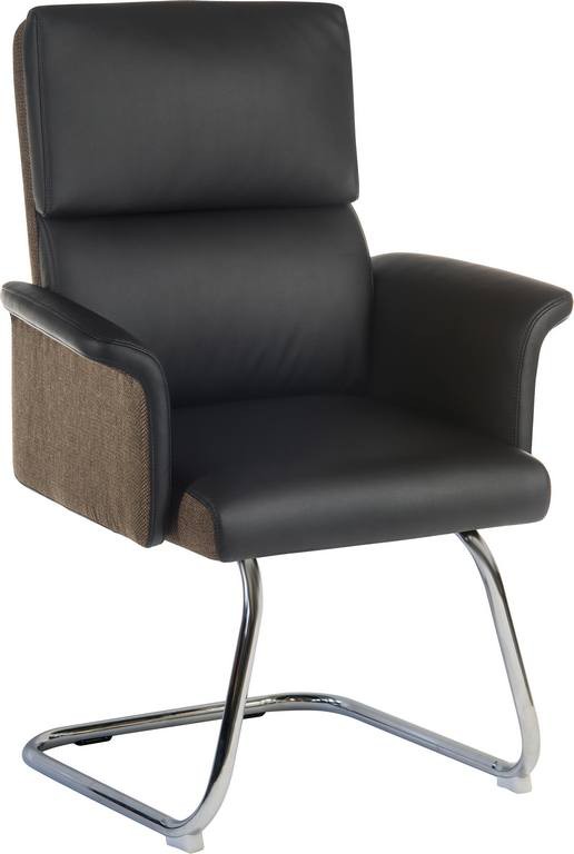 Teknik Visitor Chair Black 150 Kg 6959Blk 480 Mm