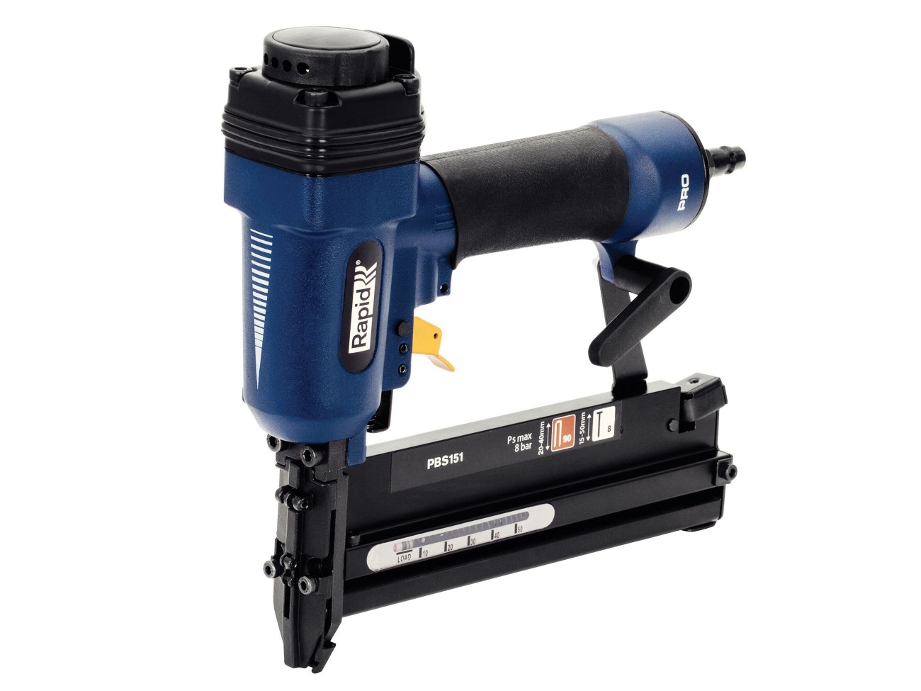 Rapid Corded Pneumatic Combi Air Nail Gun Stapler Pbs151 50Mm 72-101Psi - Image 17