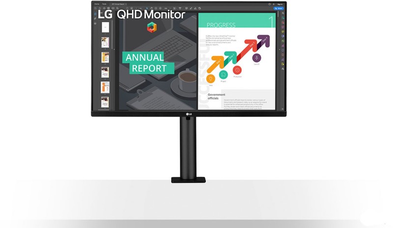 LG Monitor 27QN880-B Schwarz 68,6 cm (27")