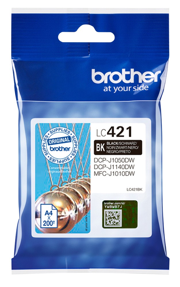 Brother Lc421bk Original Ink Cartridge Black