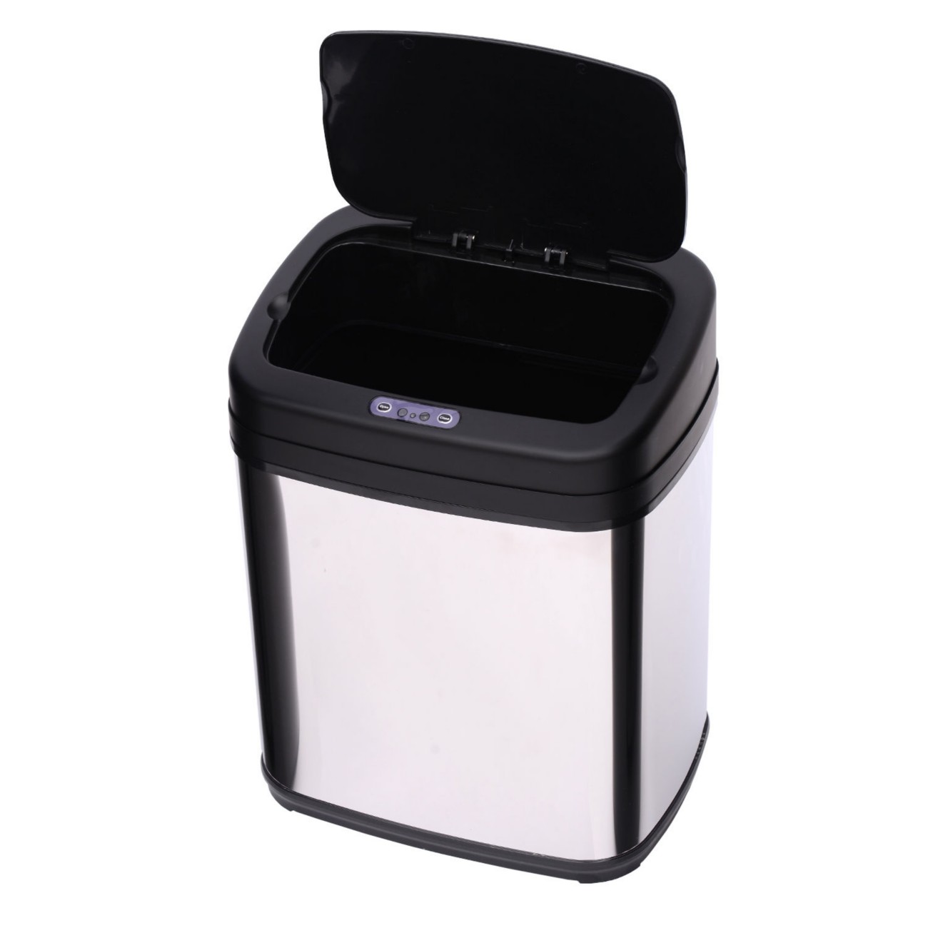Homcom Automatic Sensor Bin 20 L Silver Stainless Steel - Image 9