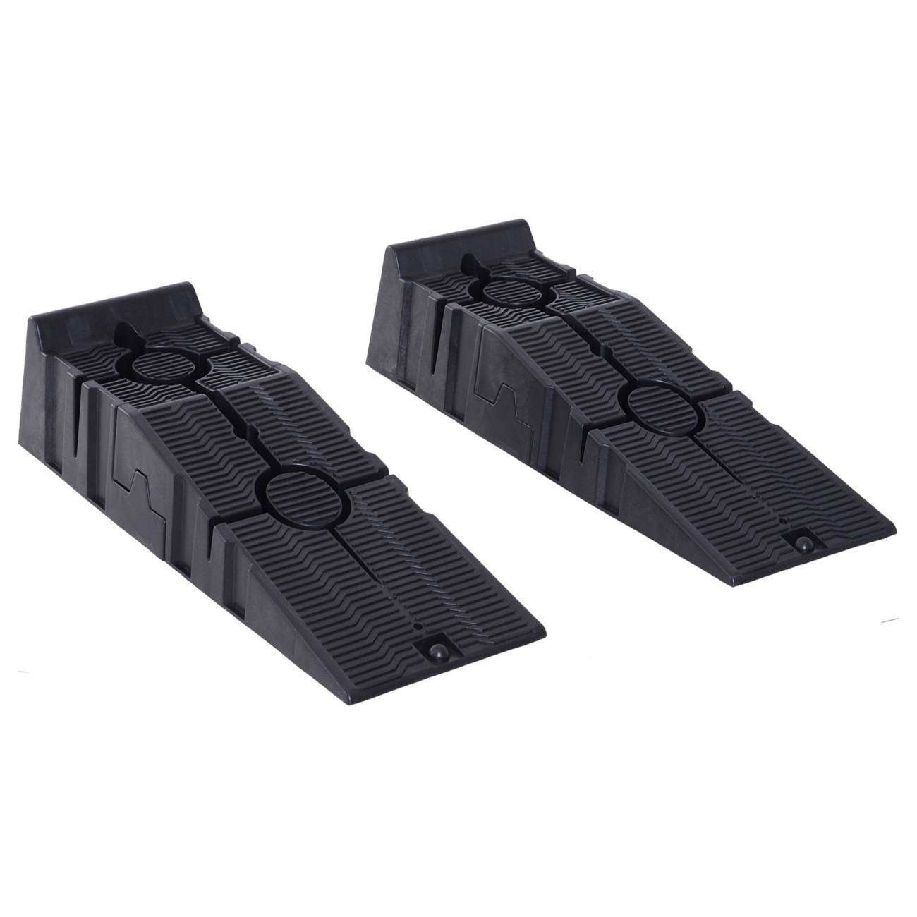 Blue Pirate Heavy Duty 2.5 Ton Plastic Car Lifting Ramps Automotive Vehicle Garage Durhand - Image 7