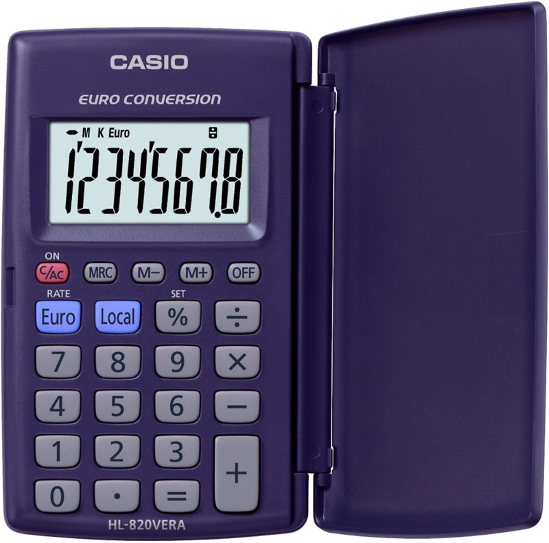 Casio Taschenrechner HL-820VERA LCD Monitor Blau