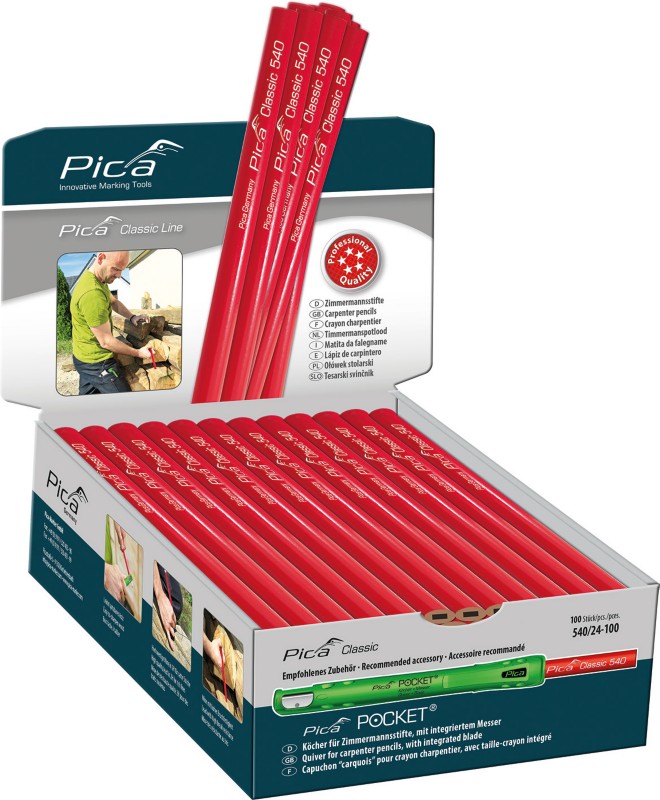 Pica Bleistift PI54024-100 2H 100 Stück