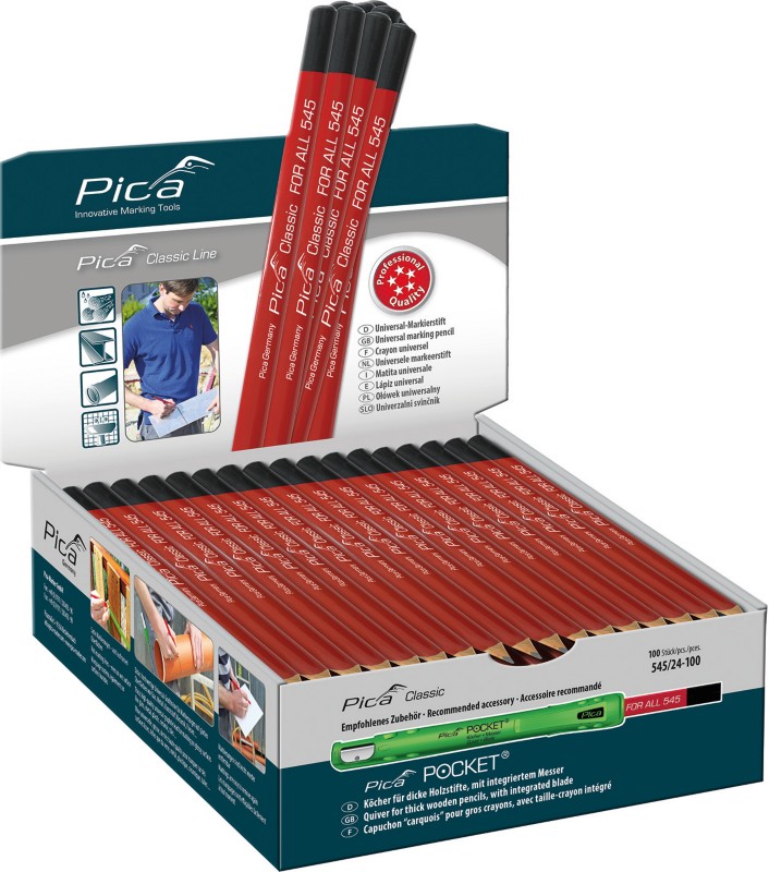 Pica Bleistift PI54524-100 2B 100 Stück