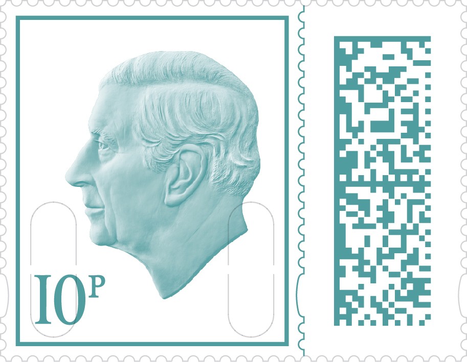 Royal Mail Postage Stamps 10P Uk Self Adhesive Pack Of 25