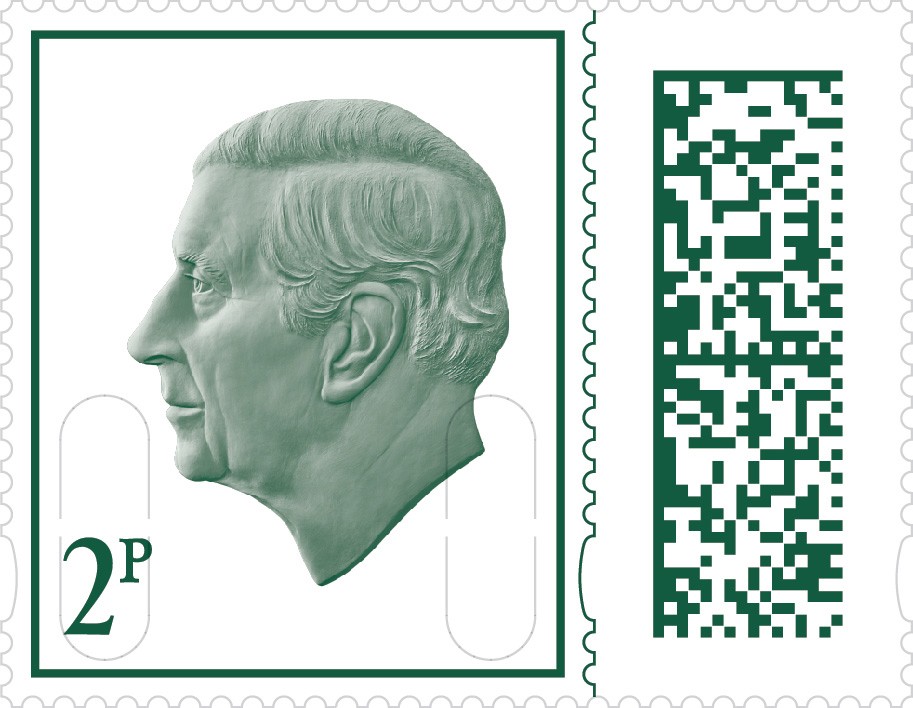 Royal Mail Postage Stamps 2P Uk Self Adhesive Pack Of 25