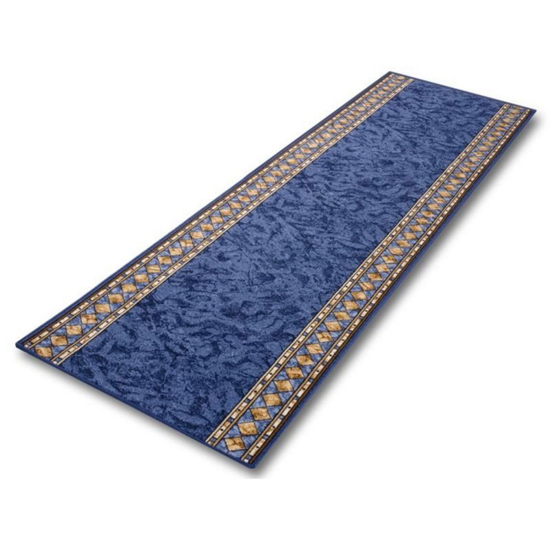 Floordirekt Teppich-Läufer Rügen 10431 Blau Rechteckig 800 mm x 2500 mm