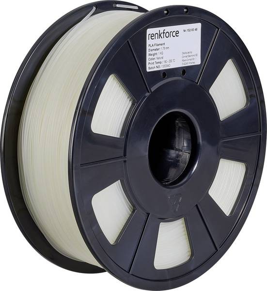 Thumbnail - renkforce 3D-Filament PLA (Polylactid) 1.75 mm Transparent