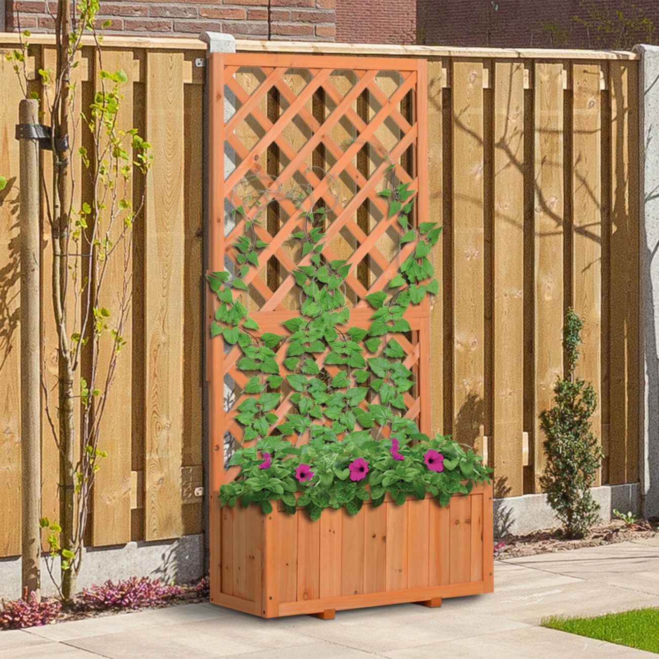 Outsunny Flower Bed Orange 845-127
