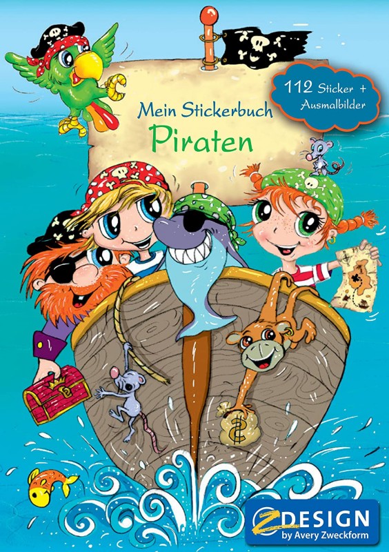 AVERY Pirate Spielbuch 57797 Aufkleber-Set