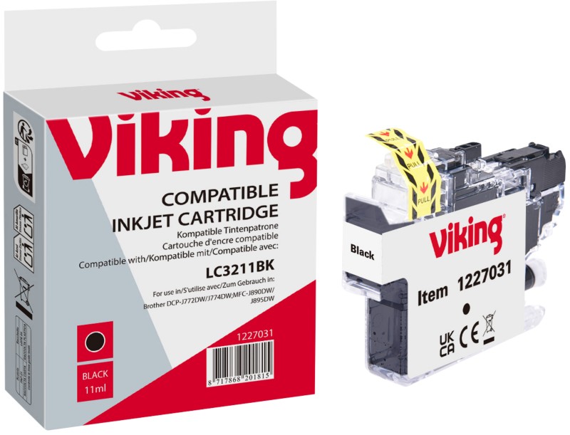Viking LC3211BK Kompatibel Brother Schwarz