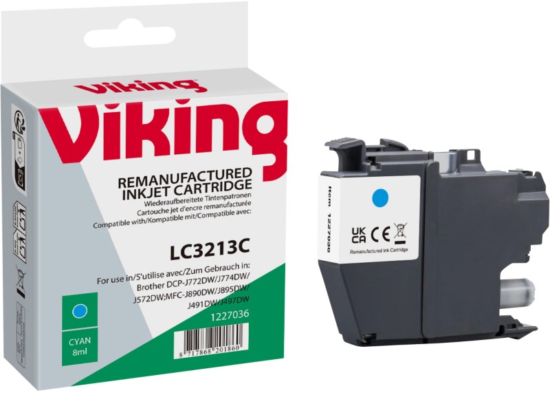 Viking LC3213C Kompatibel Brother Cyan