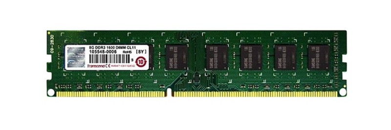 Transcend RAM Ts1Glk72V6H Dimm 1600 Mhz DDR3 8 GB (1 x 8GB)