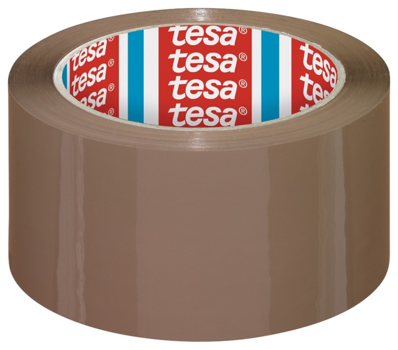 tesa Verpackungsklebeband tesapack Braun 50 mm (B) x 66 m (L) PP (Polypropylen) 4195