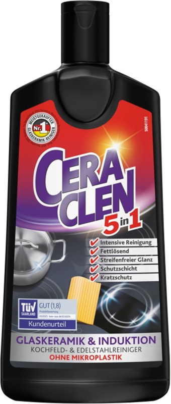 CERACLEN Glas-Keramik-Reiniger 3in1 200 ml