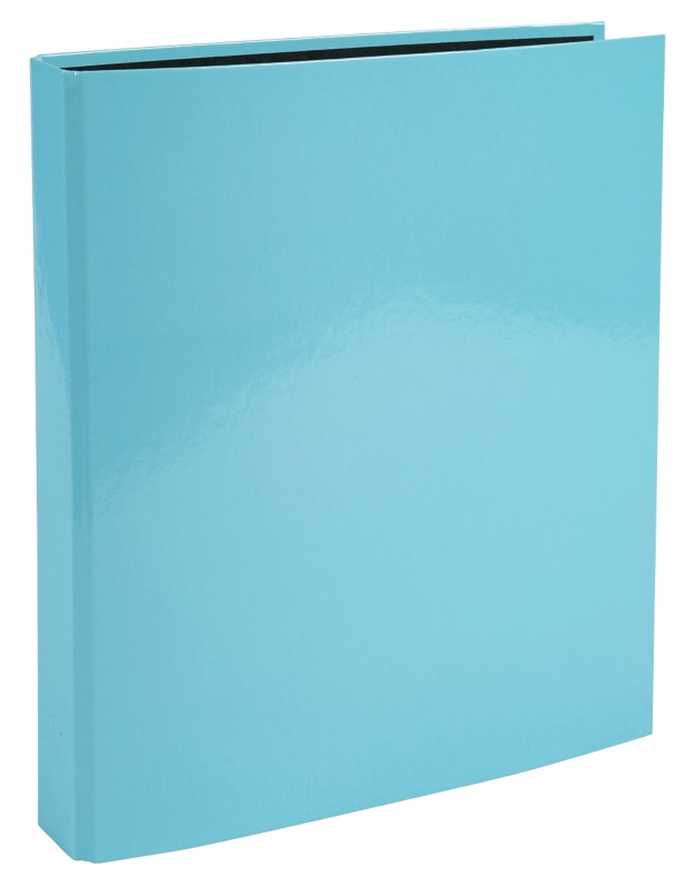 Exacompta Ring Binder 4 25  Carton Pellic Pap A4 Pastel Blue