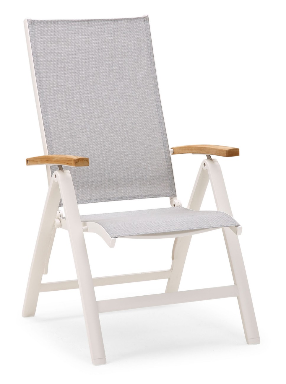 Best Freizeitmoebel Sessel 47762000 Aluminium Weiss 620 x 670 x 1100 mm