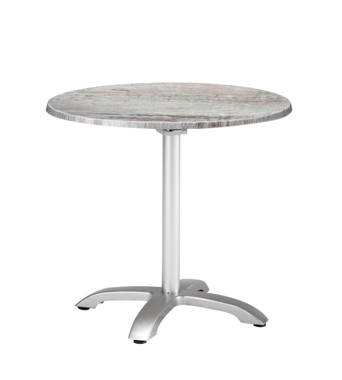 Best Freizeitmoebel Tisch Silber 43549089 900 x 900 x 730 mm