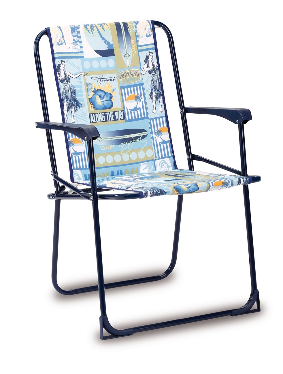 Best Freizeitmoebel Sessel 93248028 Stahl Blau 560 x 530 x 780 mm