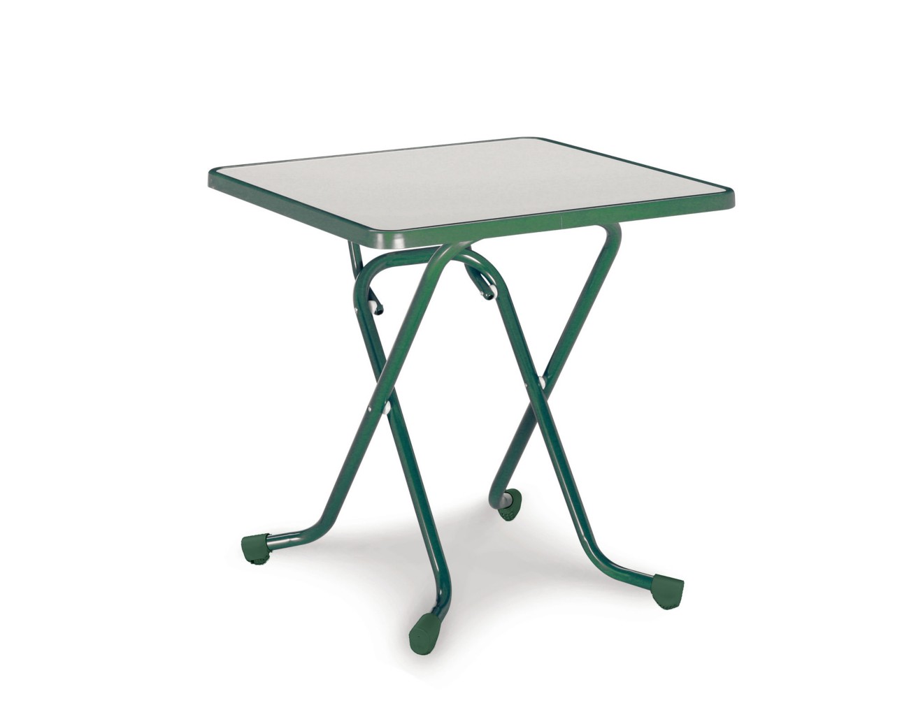 Best Freizeitmoebel Tisch 26527030 Stahl Grün 670 x 670 x 730 mm