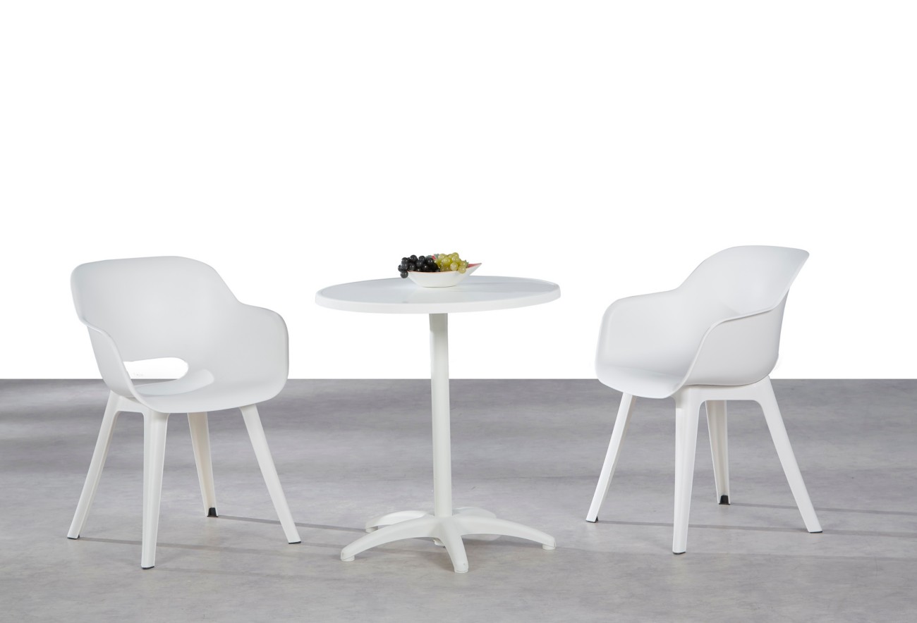 Best Freizeitmoebel Balkon-Set Weiss 96030000