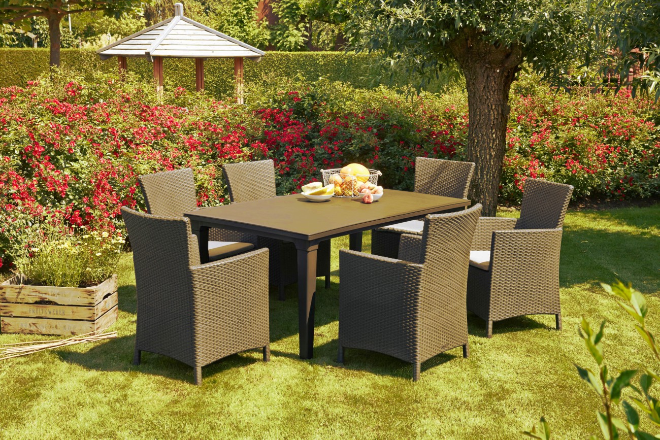 Best Freizeitmoebel Dining Gruppe cappuccino 96130095