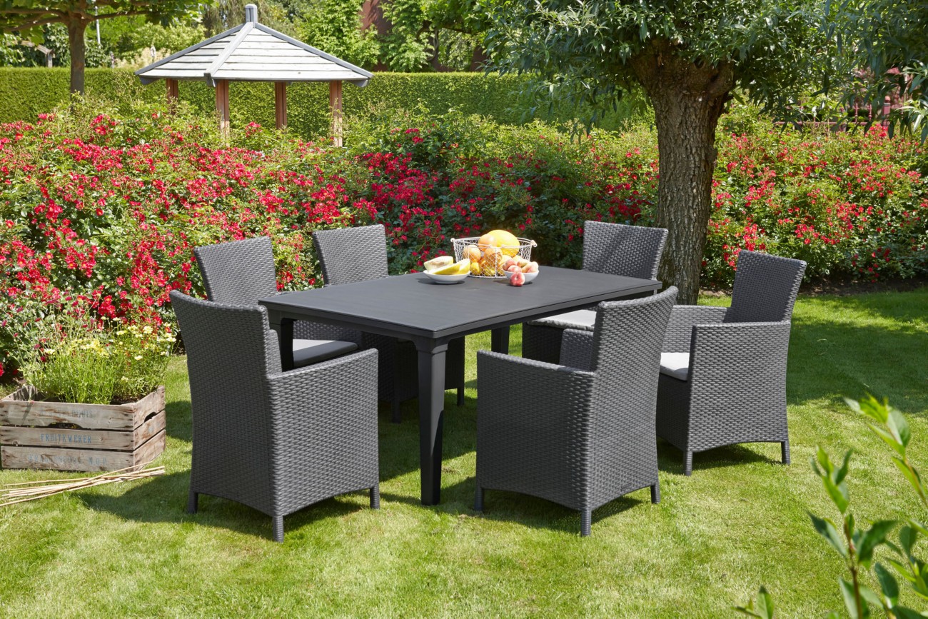 Best Freizeitmoebel Dining Gruppe Graphit 96130055
