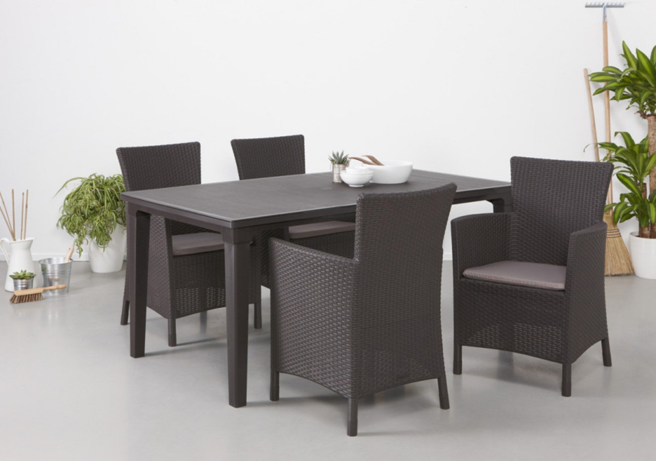 Best Freizeitmoebel Dining Gruppe Graphit 96190055