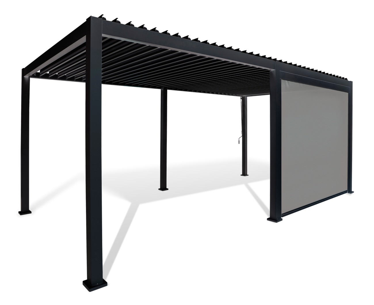 Best Freizeitmoebel Seitenrollo Cadiz 3600 x 110 x 2400 mm Aluminium