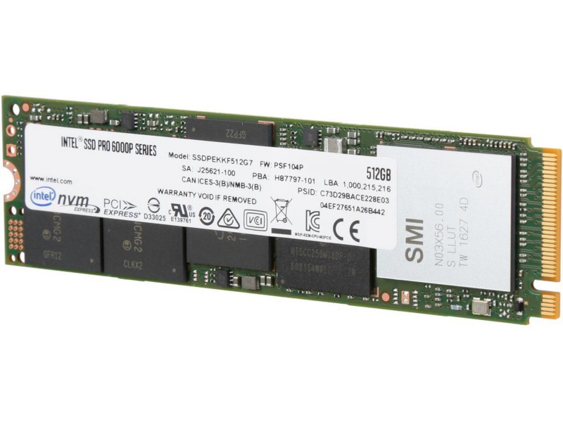  Pro 6000p M.2 512 Gb Pci Express Tlc
