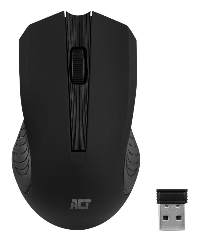 ACT AC5105 Maus Kabellos Schwarz Beihändig