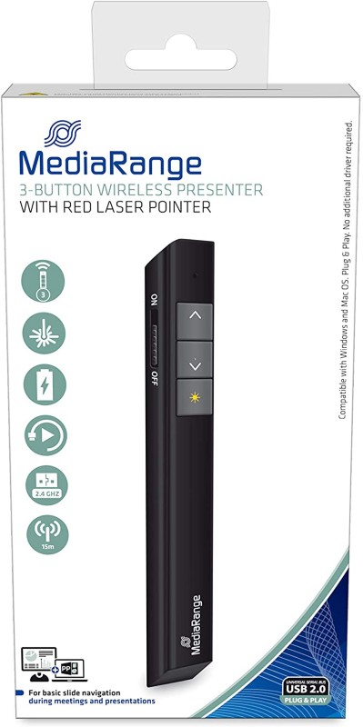 MROS221 laser pointer 650 nm 15 m Black