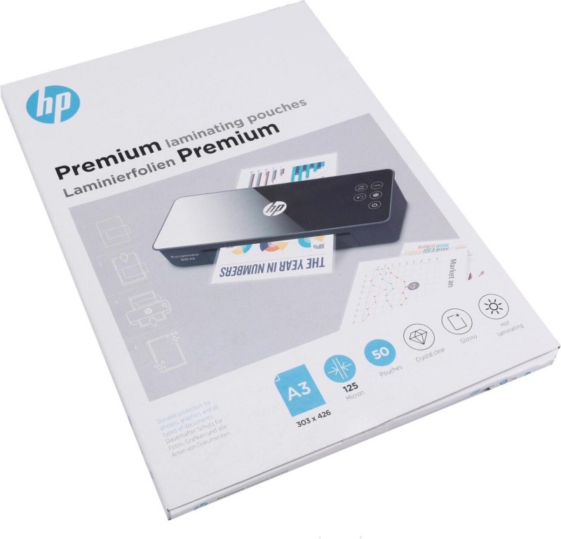 Thumbnail - HP Laminierfolien DIN A3 125 Mikron (2 x 125) Transparent