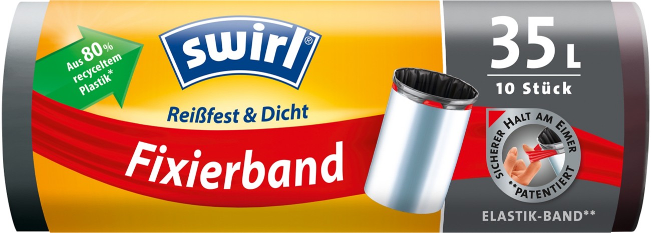 Swirl Müllbeutel 10 Stück 14 x 6,5 x 6,5 cm