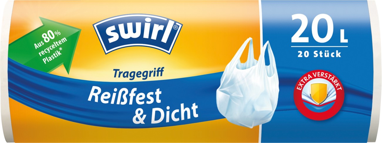 Swirl Müllbeutel Zugband 20 Stück 13 x 5 x 5 cm