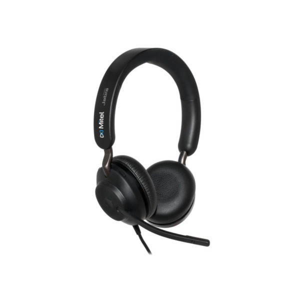 Mitel H10 Verkabelt Stereo Headset Kopfbügel   Schwarz