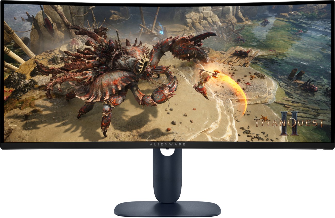 Alienware 86.4 Cm (34") Monitor Aw3425dwm Black, Blue