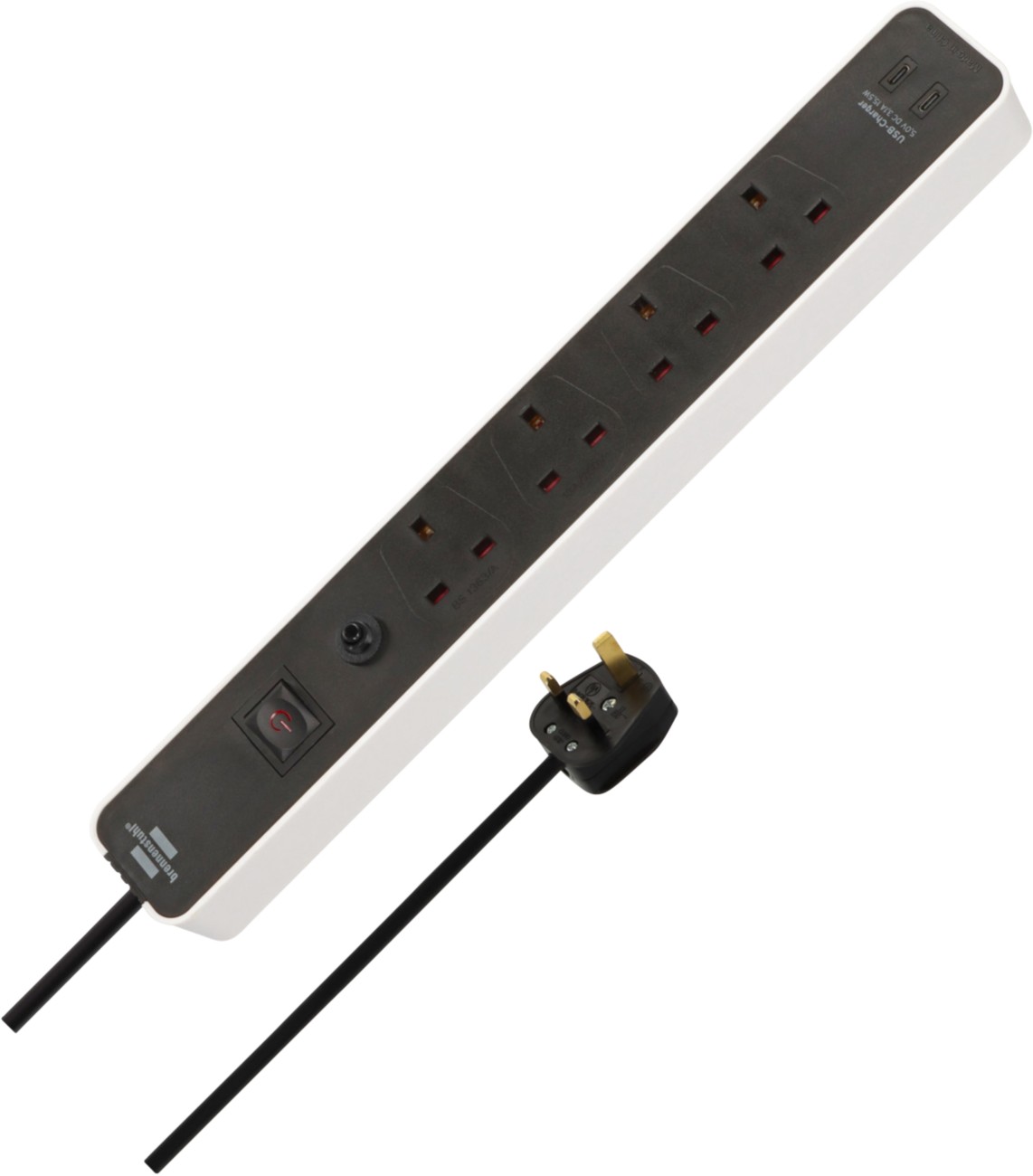 Brennenstuhl Ecolor Extension Lead 4 Plug Sockets 3 M