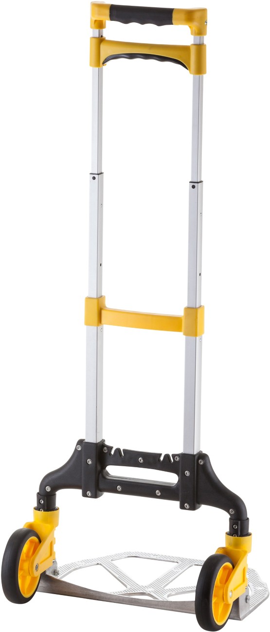 Stanley Folding Hand Truck 60 Kg Aluminium Yellow, Black, Silver