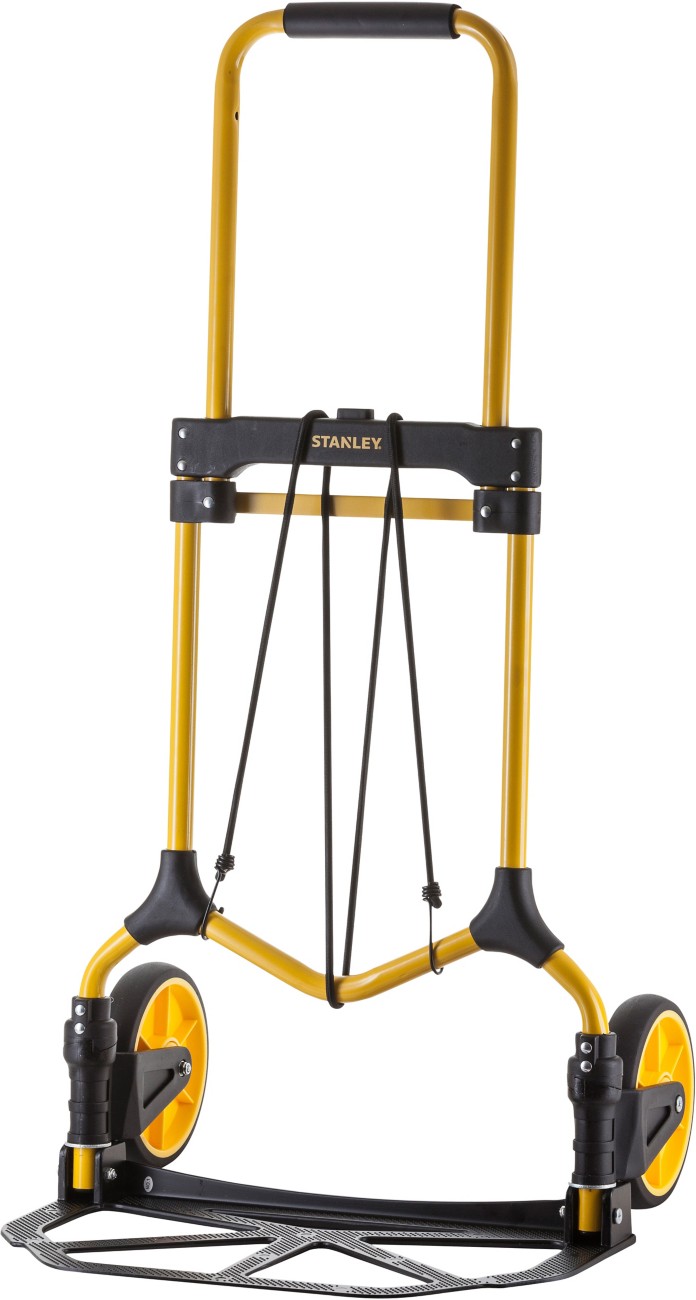 Stanley Folding Hand Truck 90 Kg Steel Black, Yellow