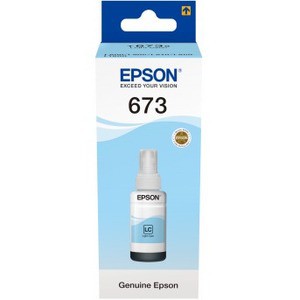 Thumbnail - Epson T6735 Original Nachfülltinte C13T67354A Hellcyan