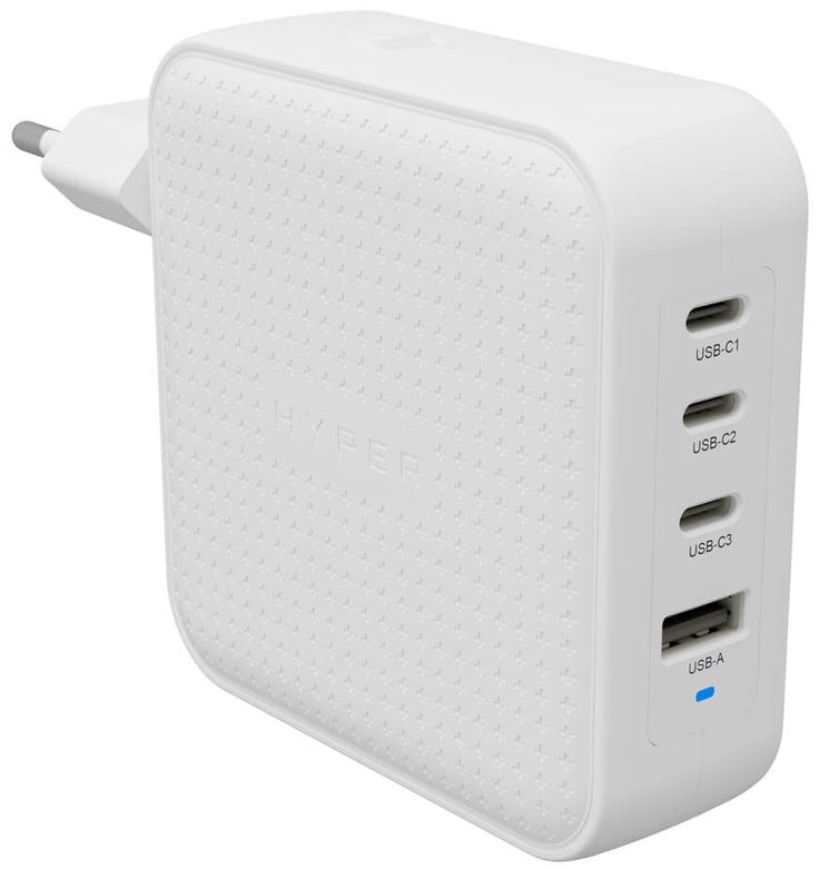 Hyperx Hyper 100W Mobile Device Charger With 4X Usb Type-C 1X Usb 2.0 Hj1002whwwgl