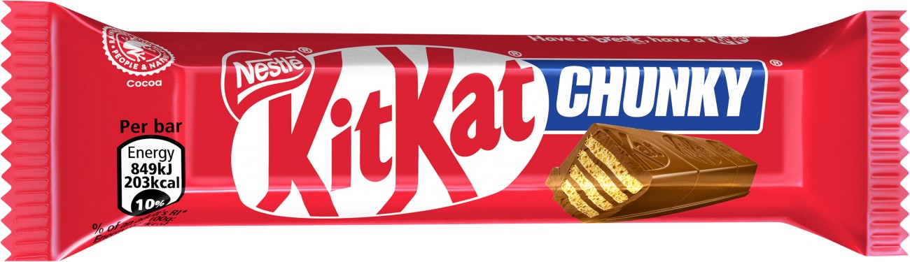 Kitkat Chunky Milk Chocolate Bar Pack Of 24 Of 40 G